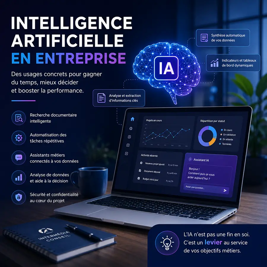 Intelligence artificielle et applications métier en entreprise